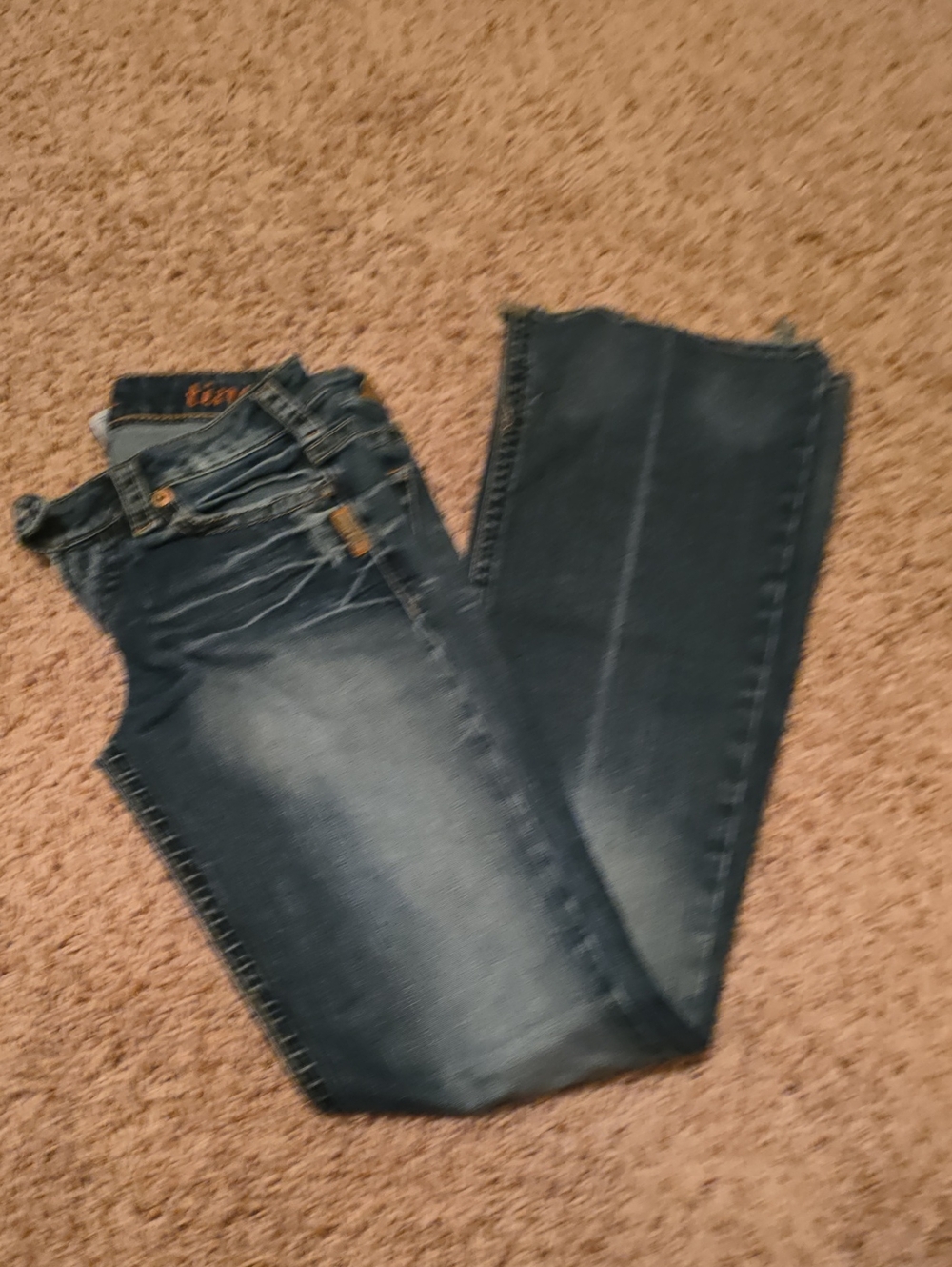 Silver Jeans Dark Blue Bootcut Jeans